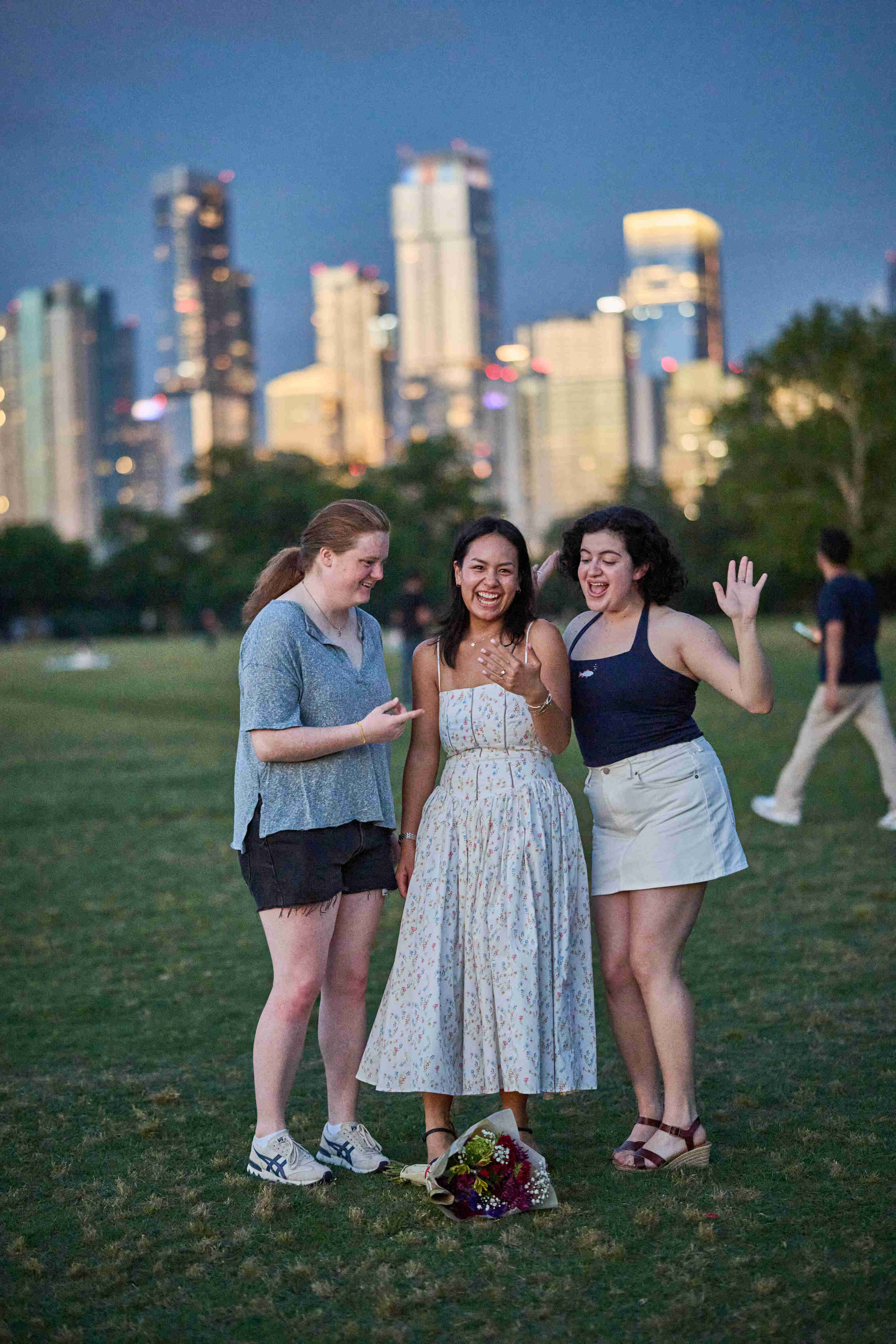 Chelsea's friends approve of the ring
