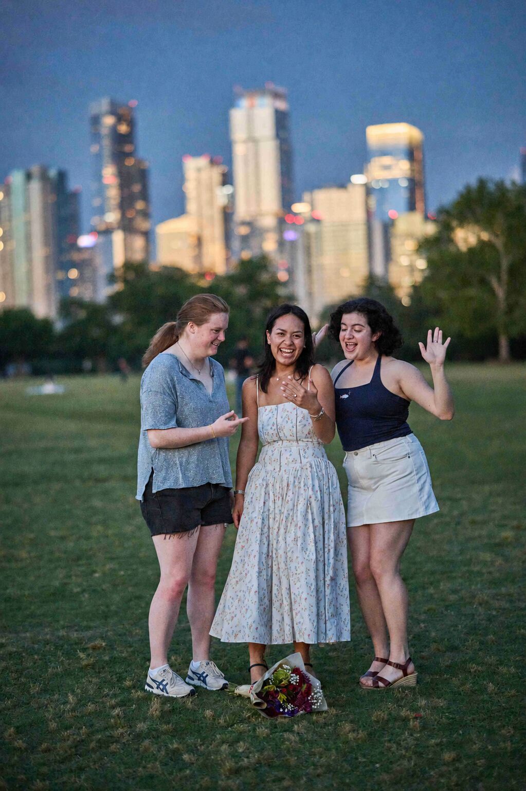 Chelsea's friends approve of the ring